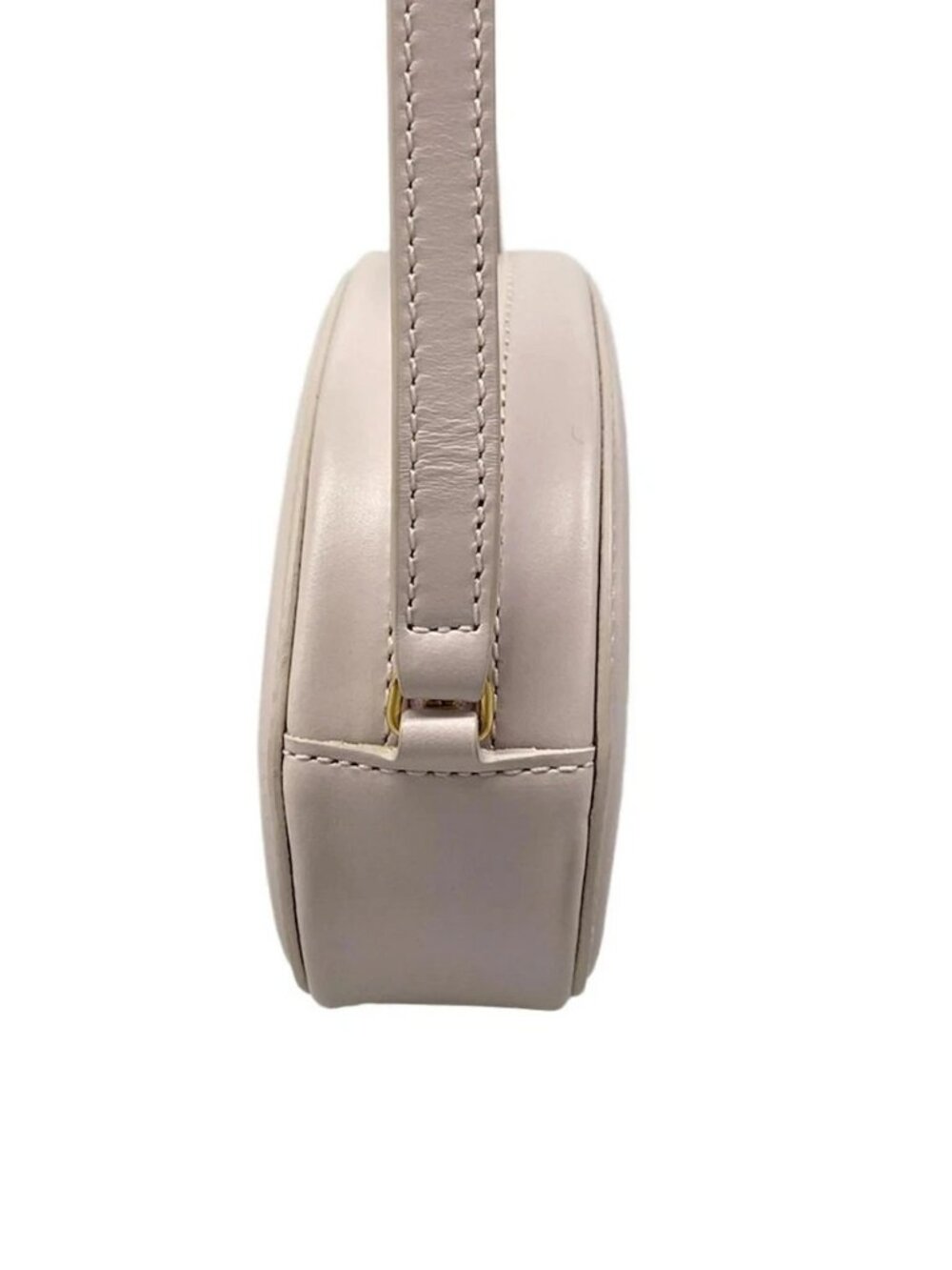 CELINE Crossbody Oval Purse Cuir Triomphe Light Pink Smooth Calfskin - Picture 2 of 15